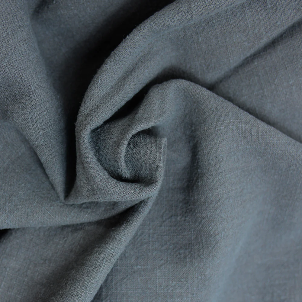 100% Lin lavé gris - Image 2
