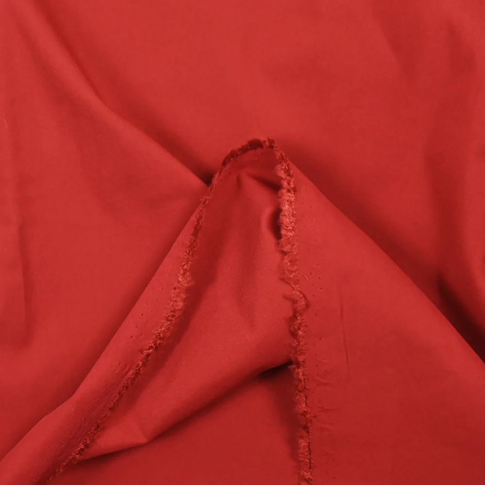 Bengaline polyviscose Jade rouge - Image 3