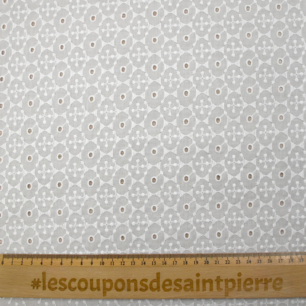 Broderie anglaise Deirdre blanc cassé - Image 3