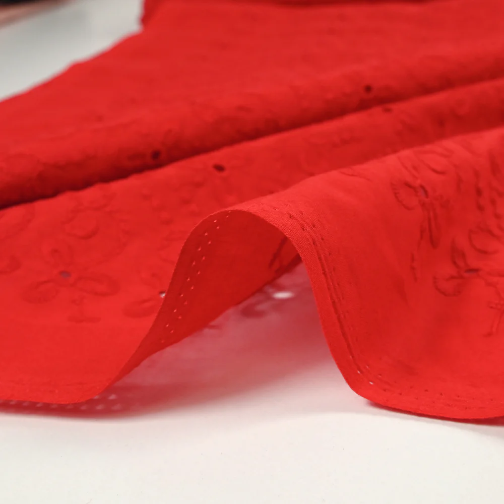 Broderie anglaise Izanagi rouge - Image 6