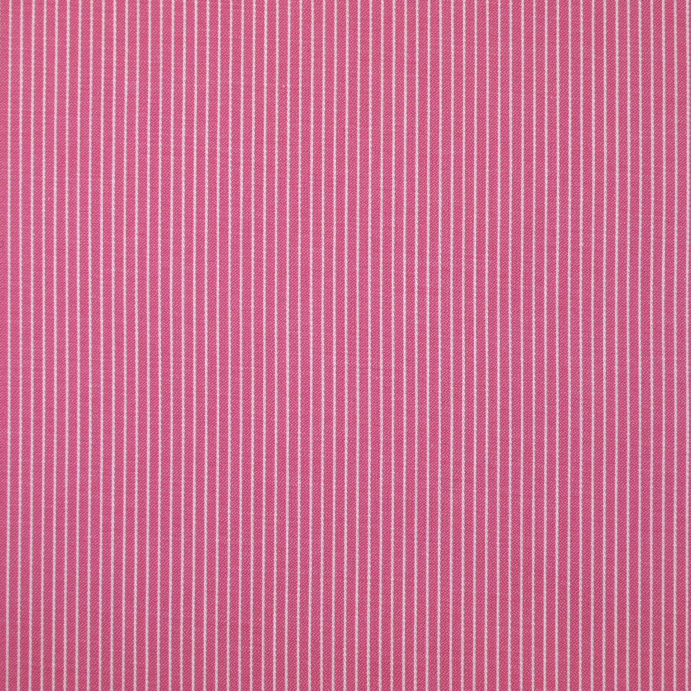 Coton chemise rayé rose et blanc