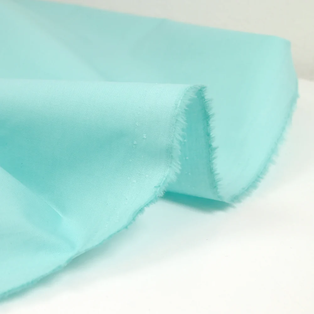 Coton imperméable fin aigue-marine - Image 4