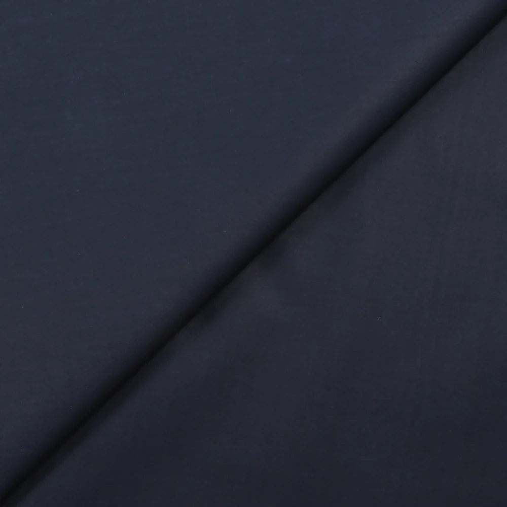 Coton imperméable fin marine