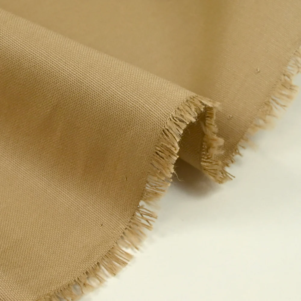 Coton oxford beige - Image 4
