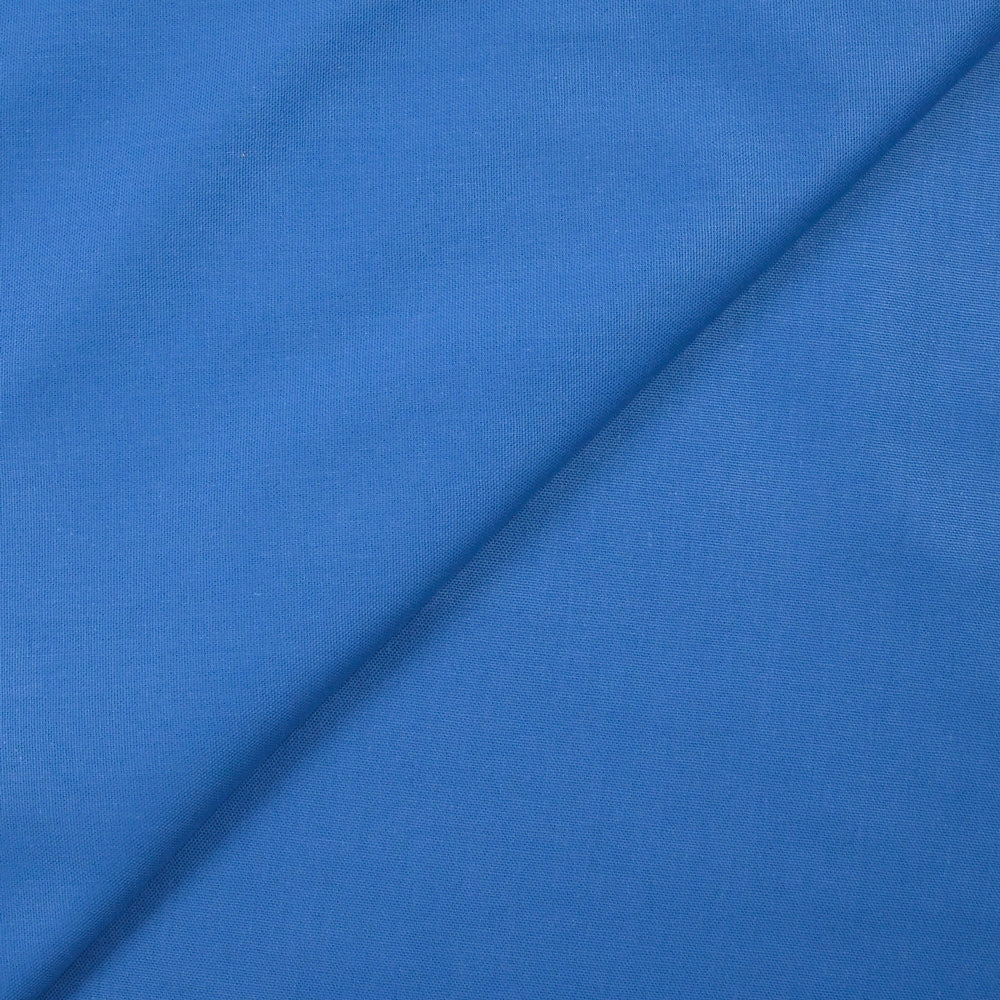 Coton oxford bleu