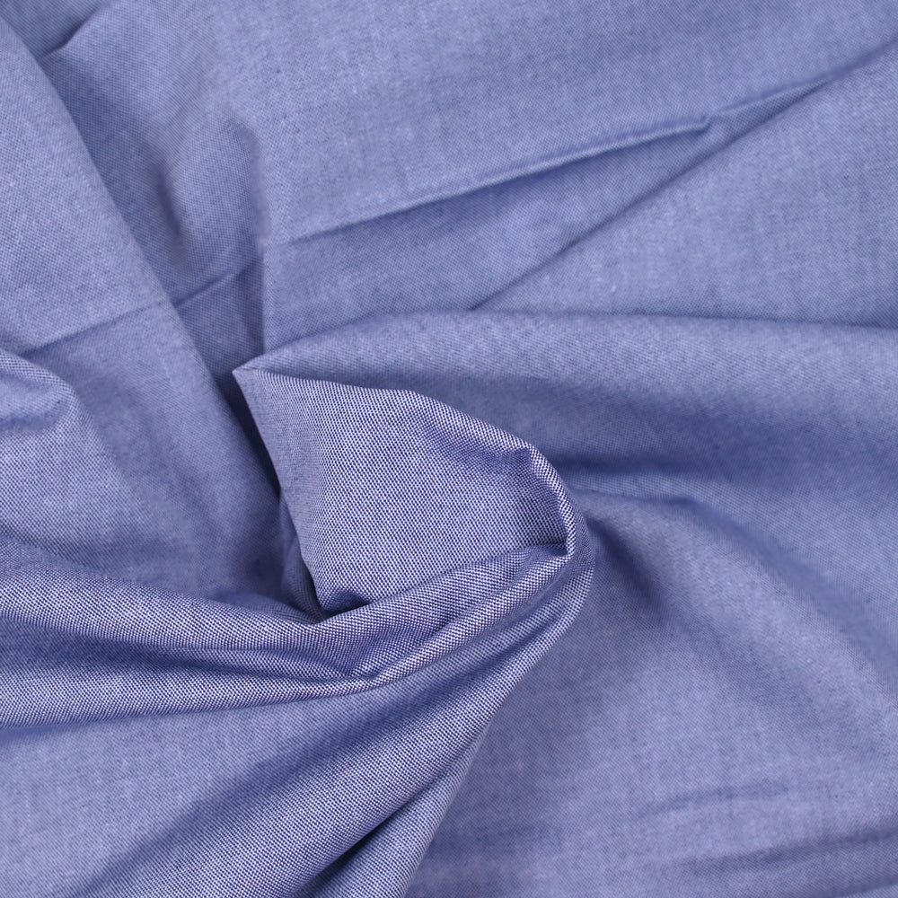 Coton oxford bleu jeans - Image 2