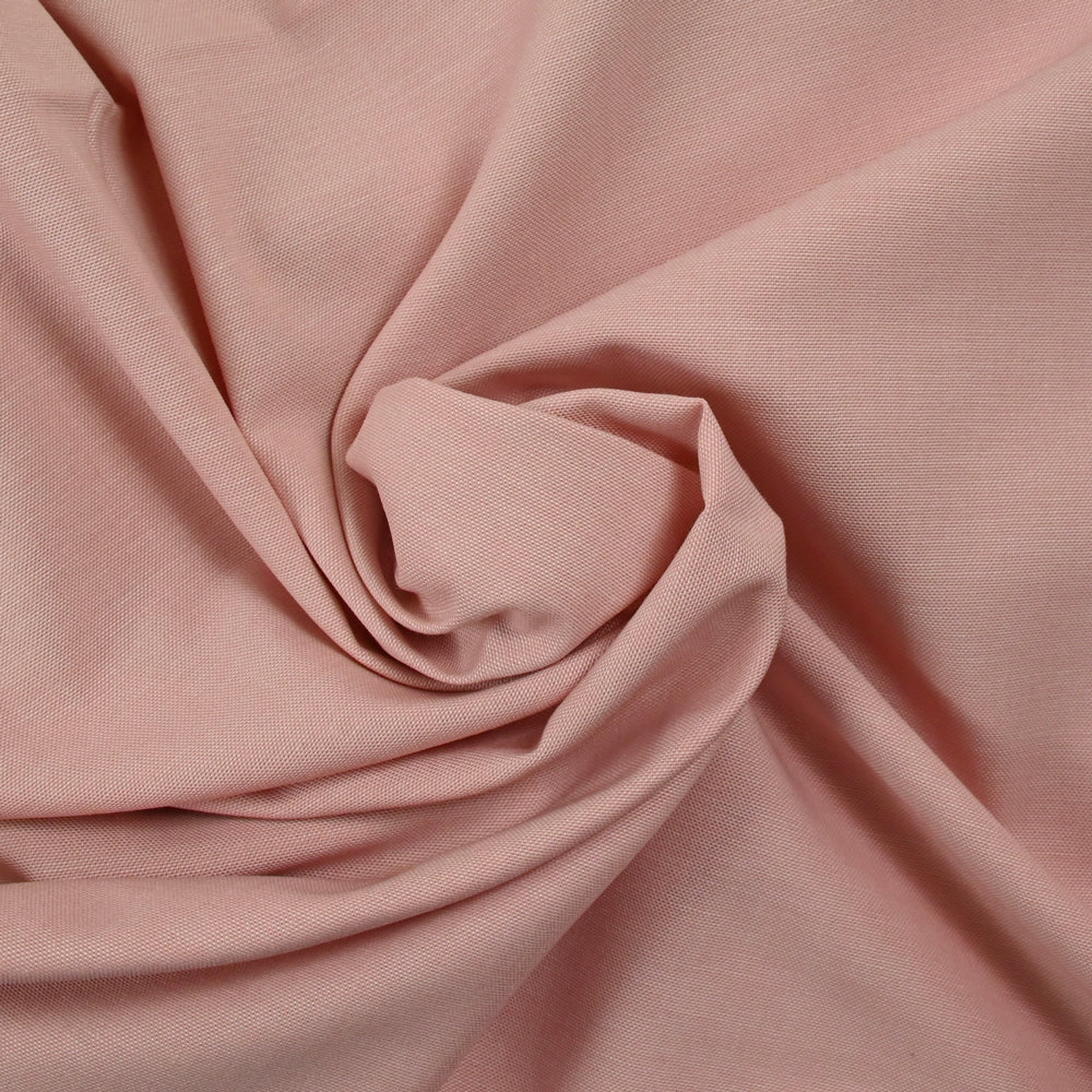 Coton oxford rose chiné - Image 2