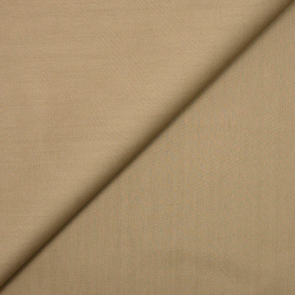 Coton uni beige