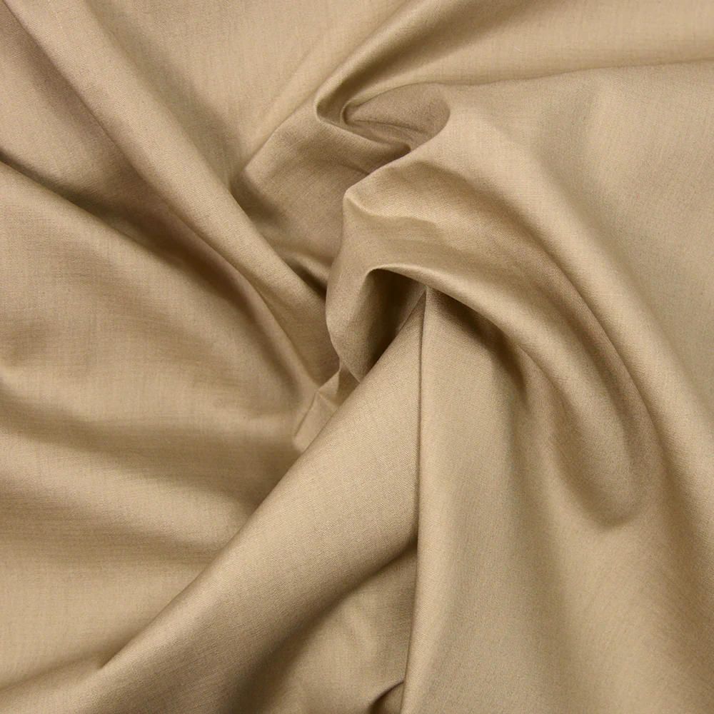 Coton uni beige - Image 3