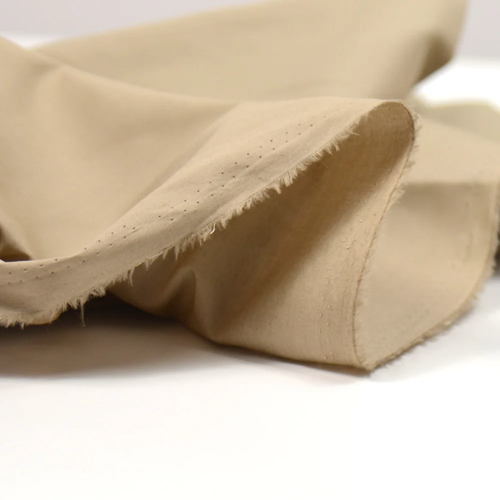 Coton uni beige - Image 4