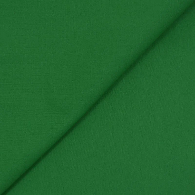 Coton uni vert