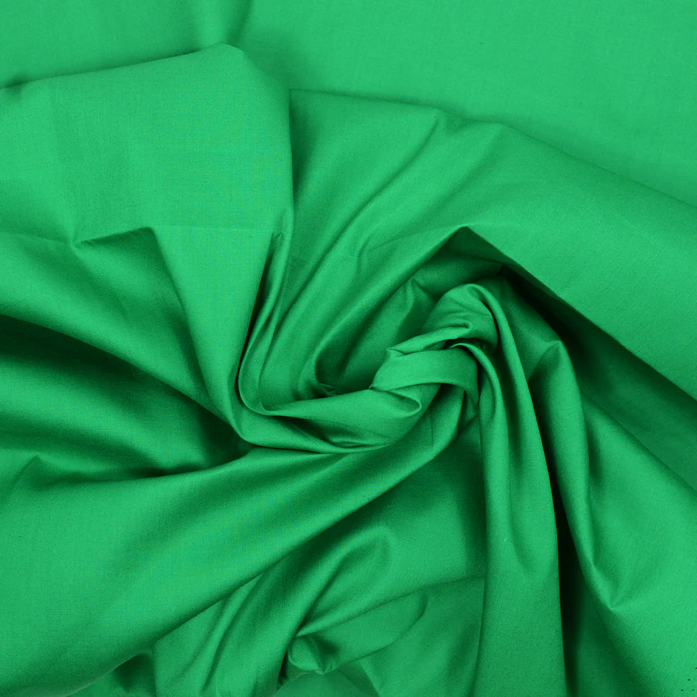 Coton uni vert prairie - Image 2