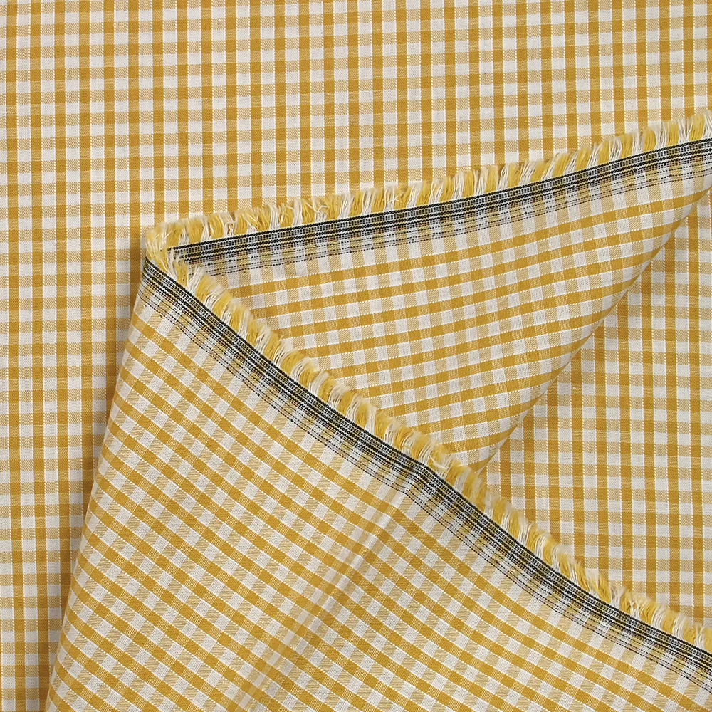 Coton Vichy 3mm moutarde - Image 6
