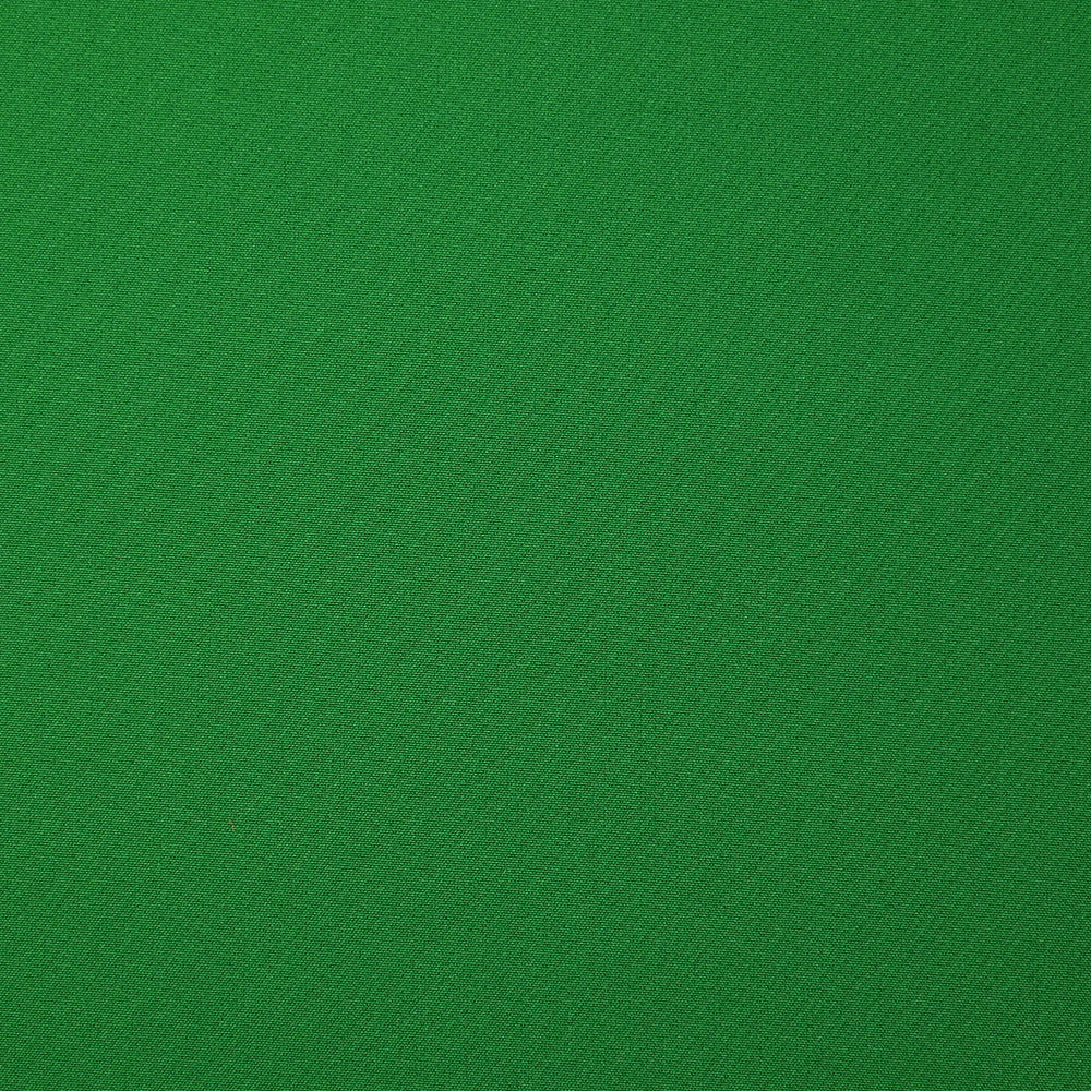 Crêpe de polyester lourd Madeleine vert prairie - Image 3