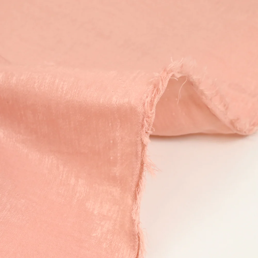 Crêpe irisé polyester rose - Image 4