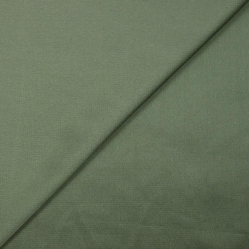Crêpe satin polyester Bubble kaki
