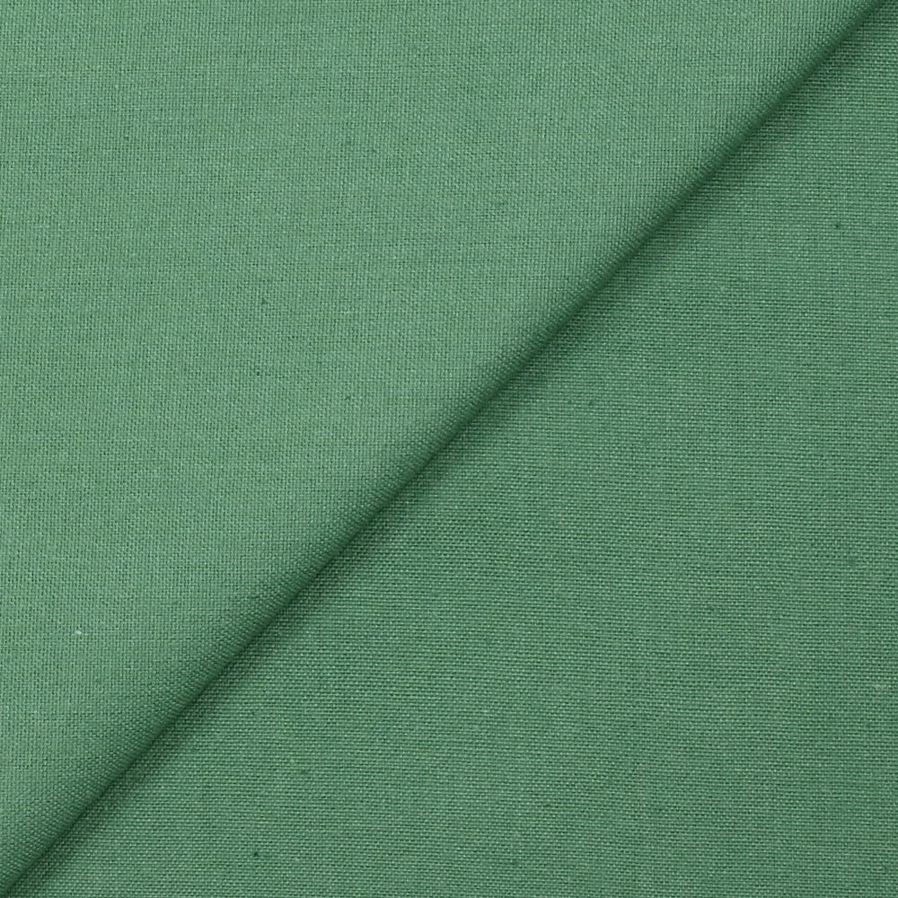 Cretonne de coton unie vert amande