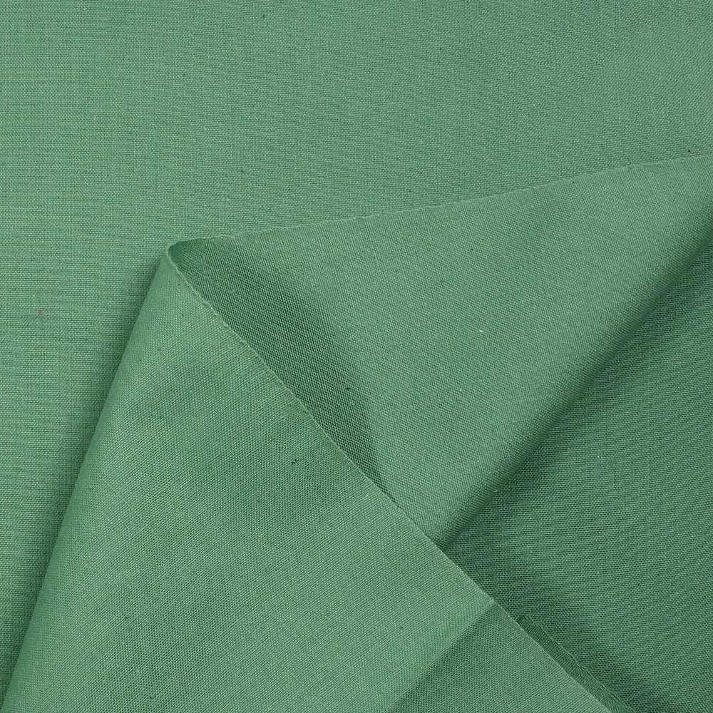 Cretonne de coton unie vert amande - Image 4