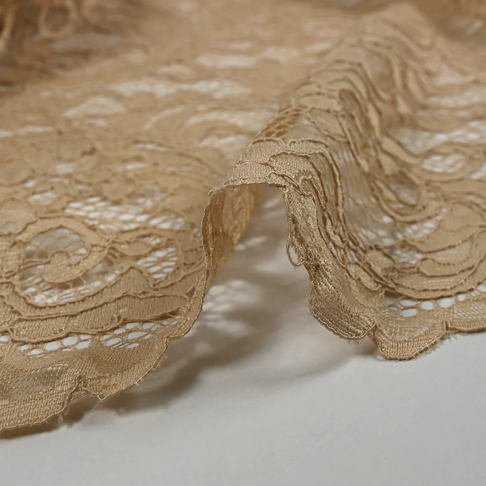 Dentelle festonnée Judith beige - Image 7