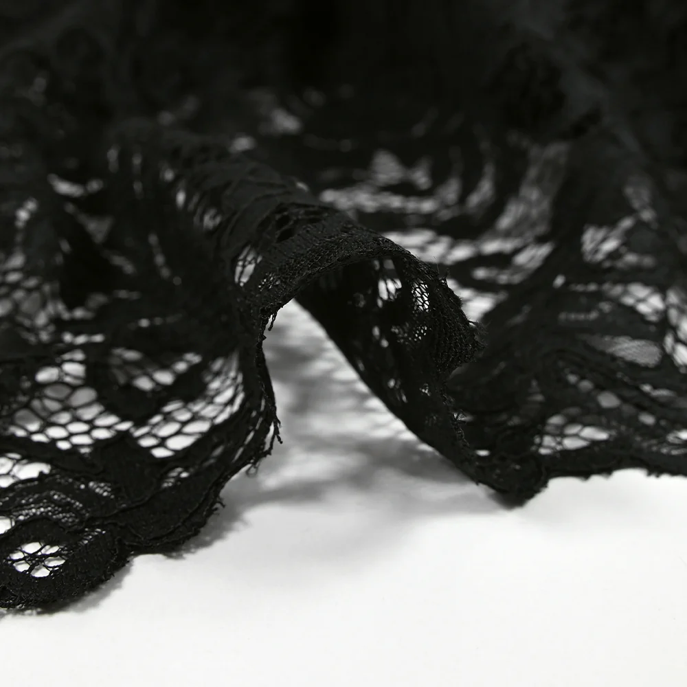 Dentelle festonnée Judith noir - Image 7