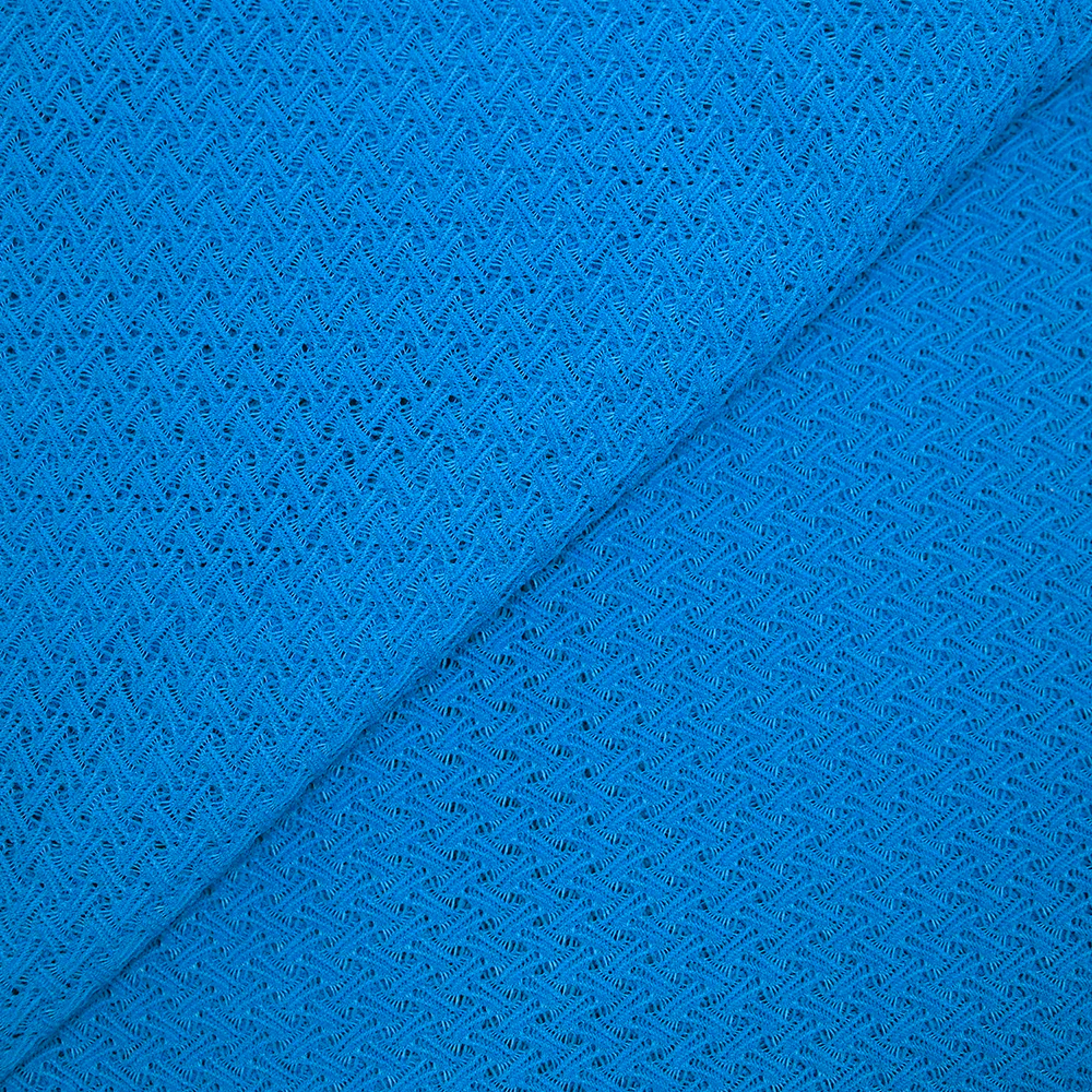 Dentelle polyester Charlotte bleu - Image 4