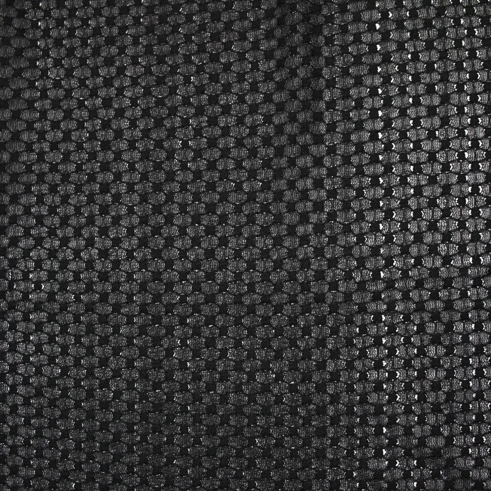 Dentelle polyester pois Martha noir
