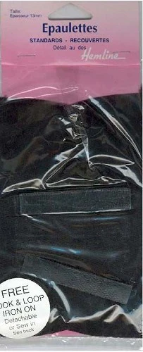 Epaulettes classiques noires - Image 3