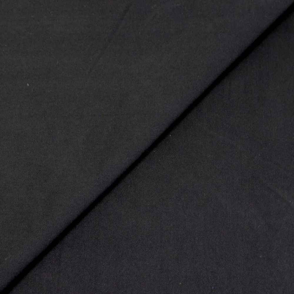 Gabardine polycoton sergé noir