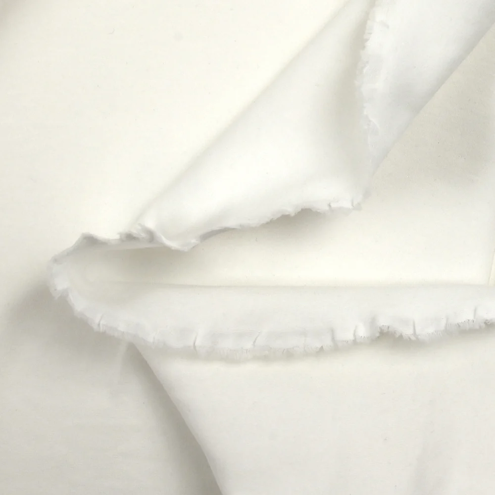 Jersey de coton blanc cassé - Image 3