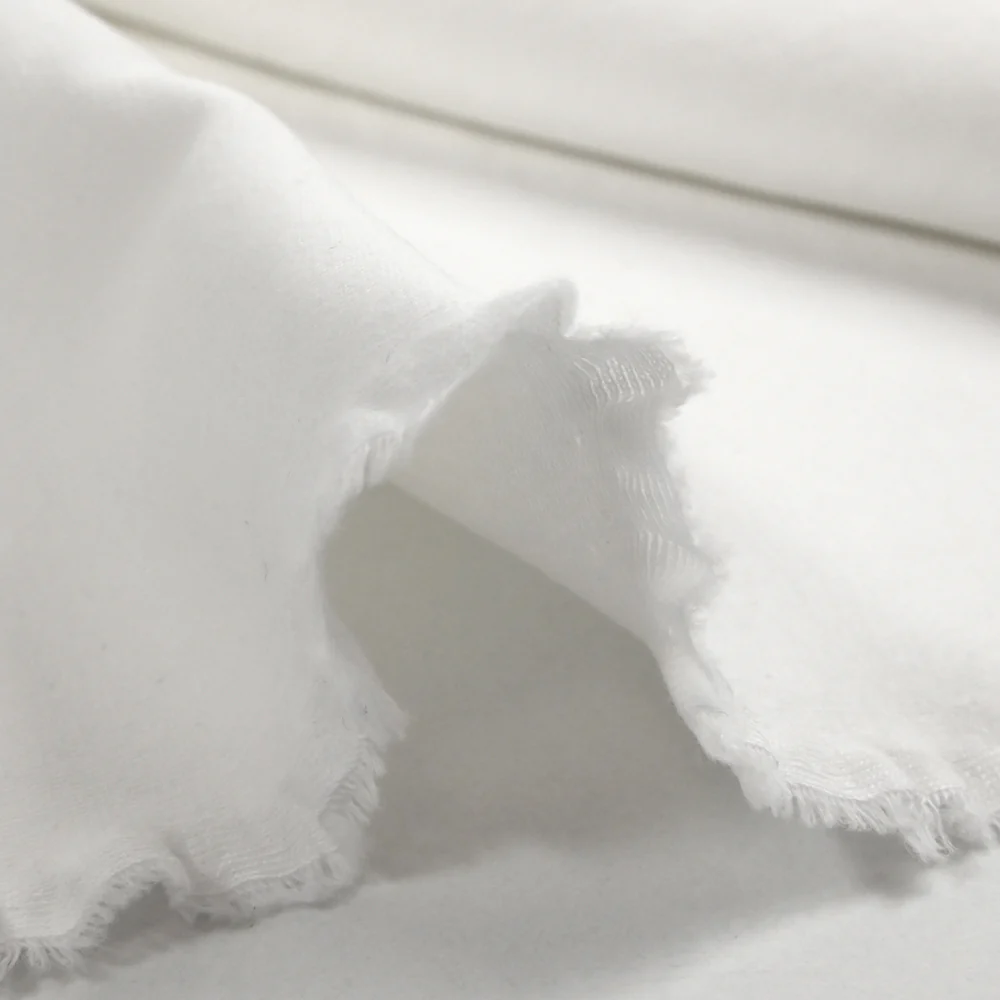Jersey de coton blanc cassé - Image 4