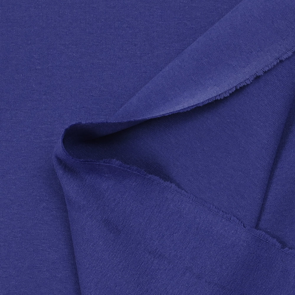 Jersey de coton bleu indigo - Image 3