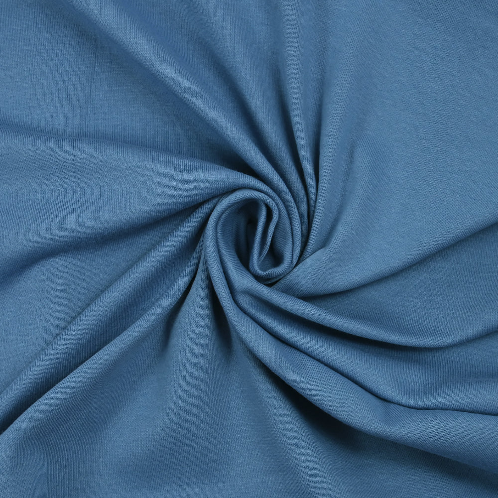 Jersey de coton bleu turquin - Image 2