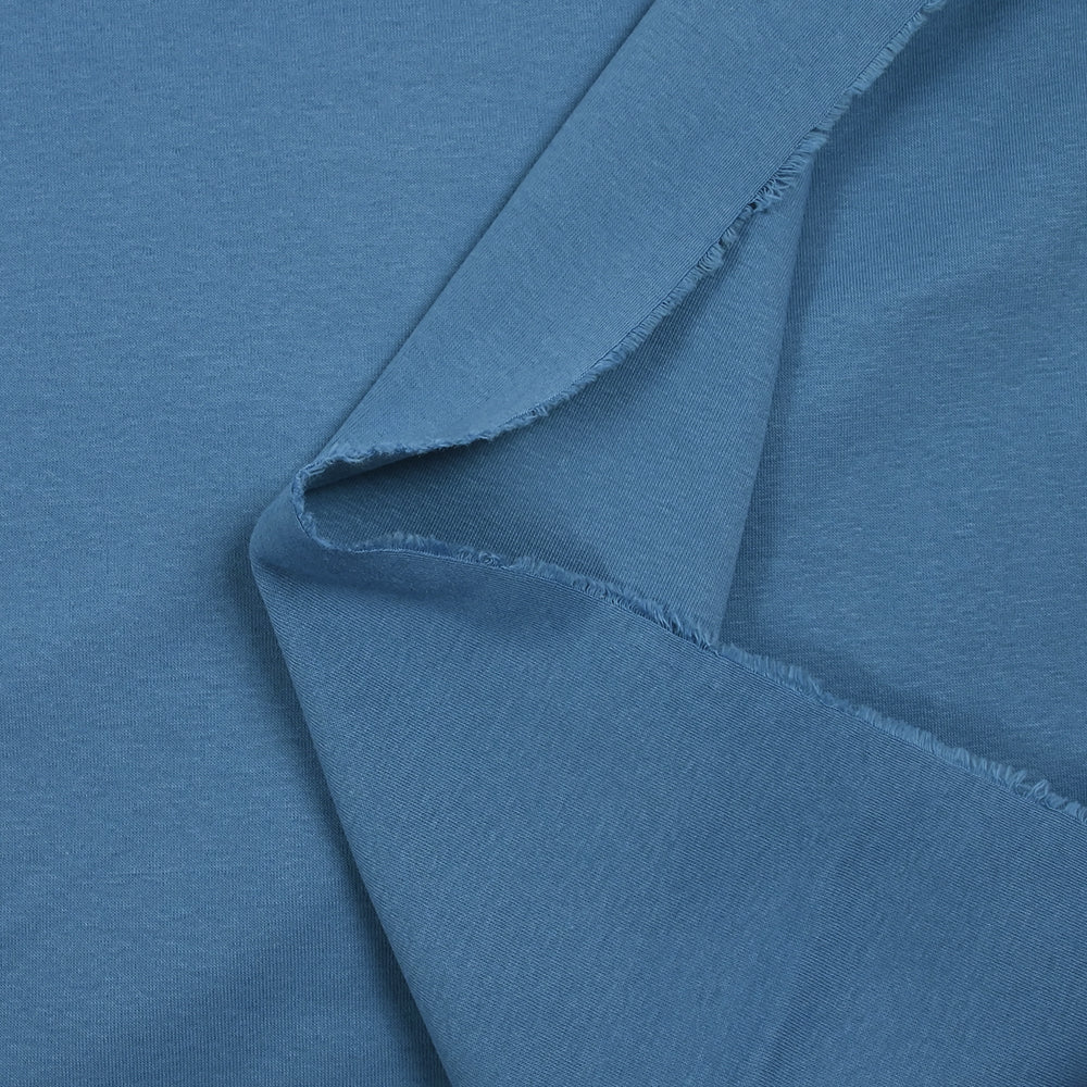 Jersey de coton bleu turquin - Image 3