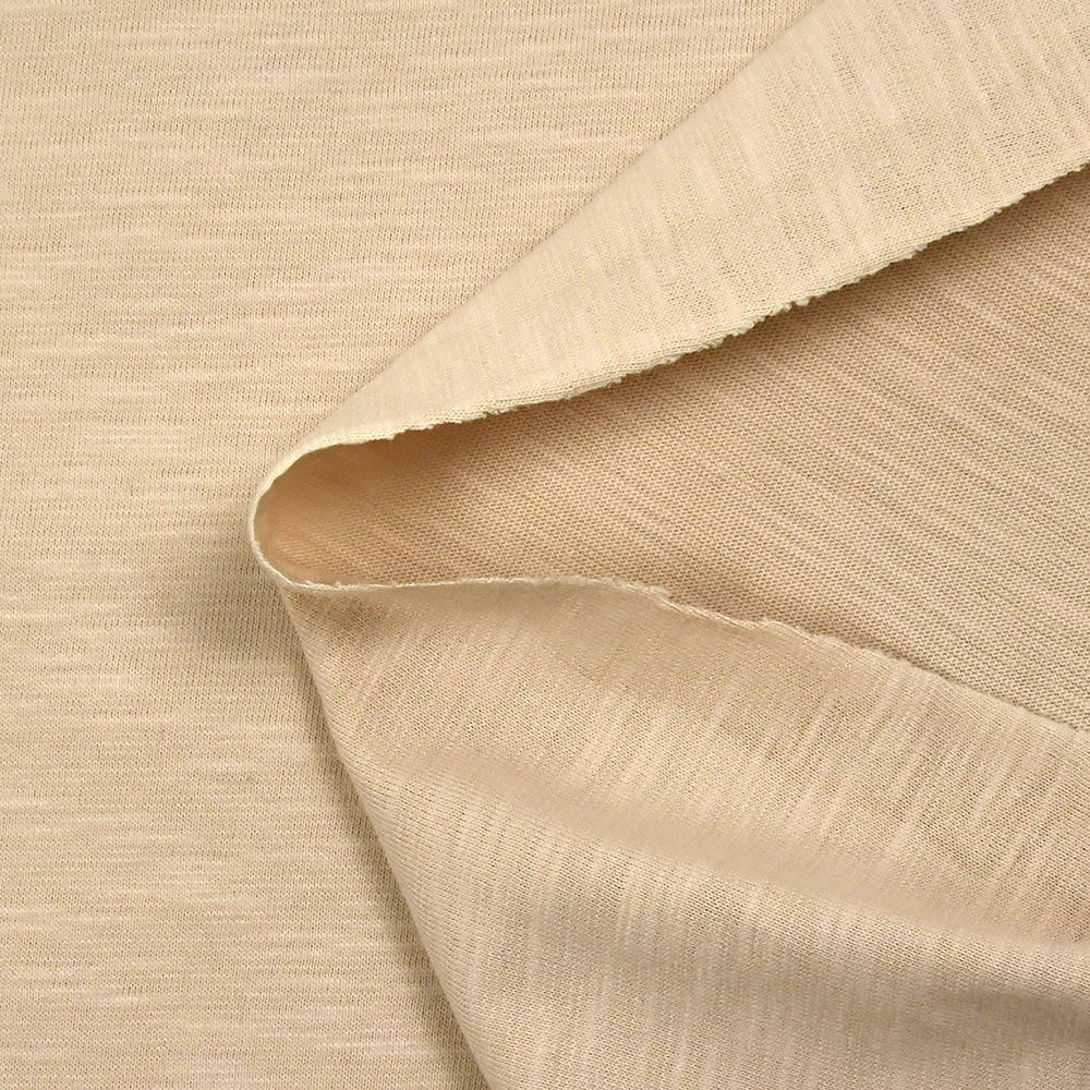 Jersey de coton flammé sable - Image 3