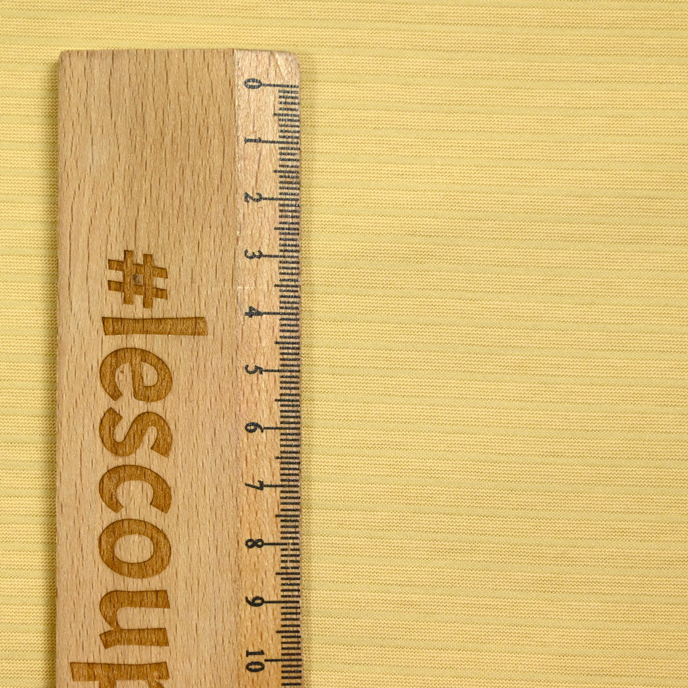 Jersey de coton rayé sable - Image 3