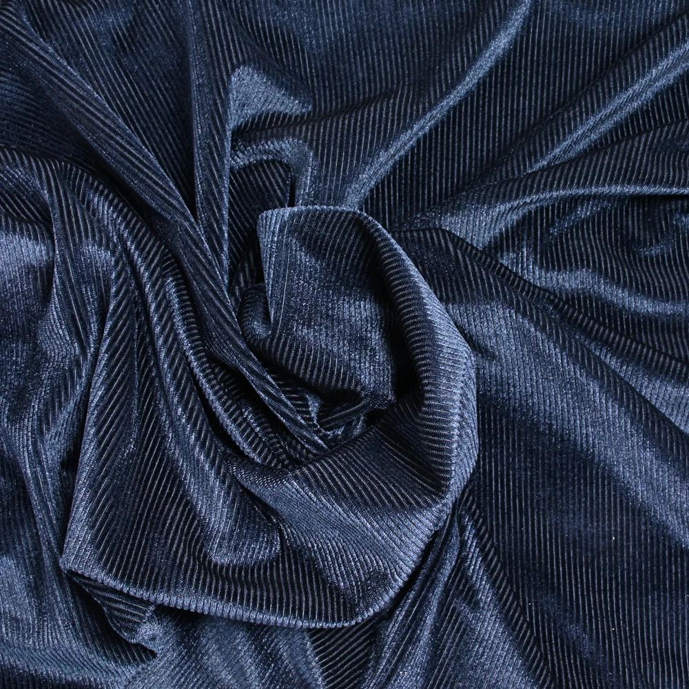 Jersey de velours côtelé marine - Image 2