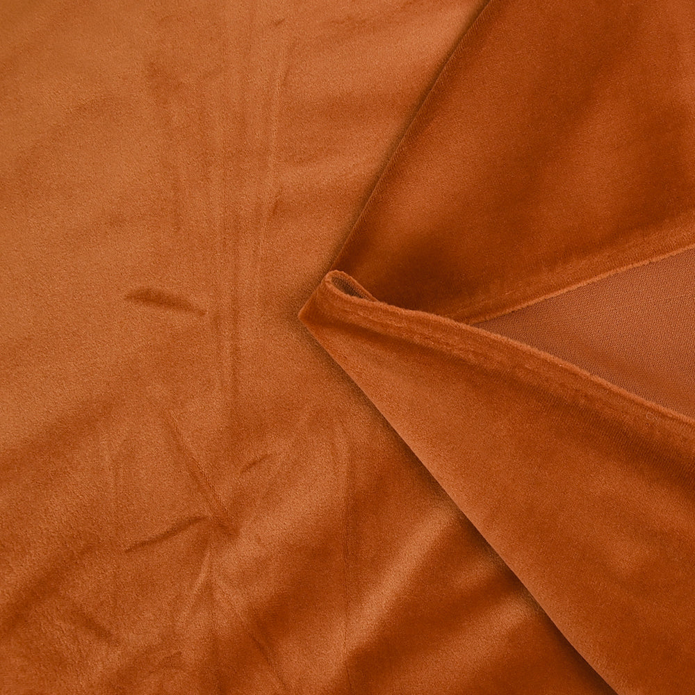 Jersey de velours tout doux rouille - Image 3