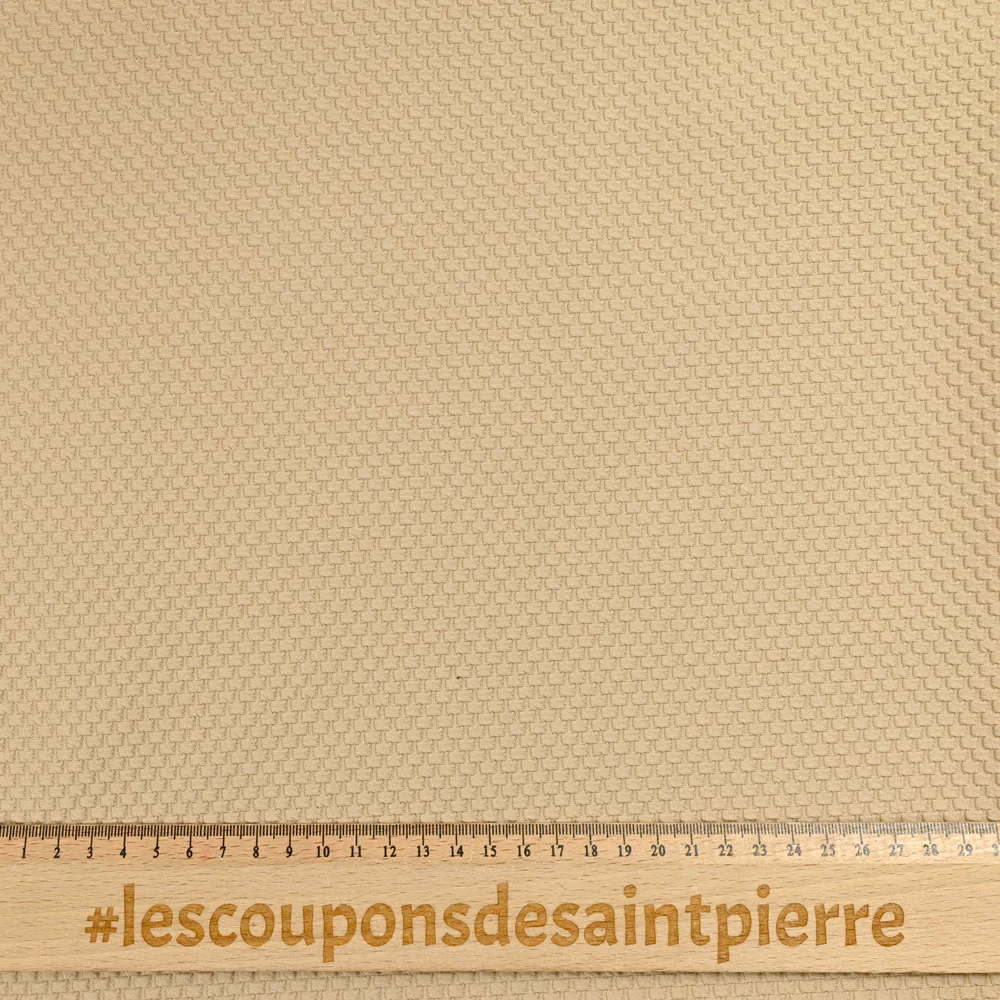 Jersey nid d'abeille sable - Image 3