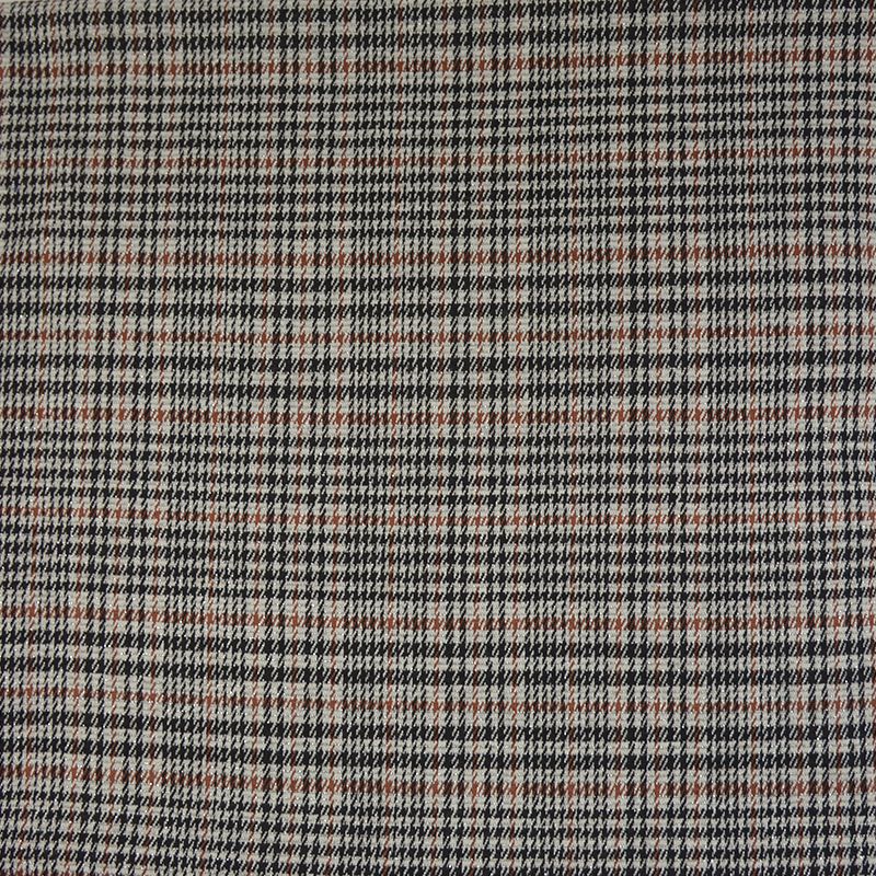 Jersey prince de galles marron et noir lurex