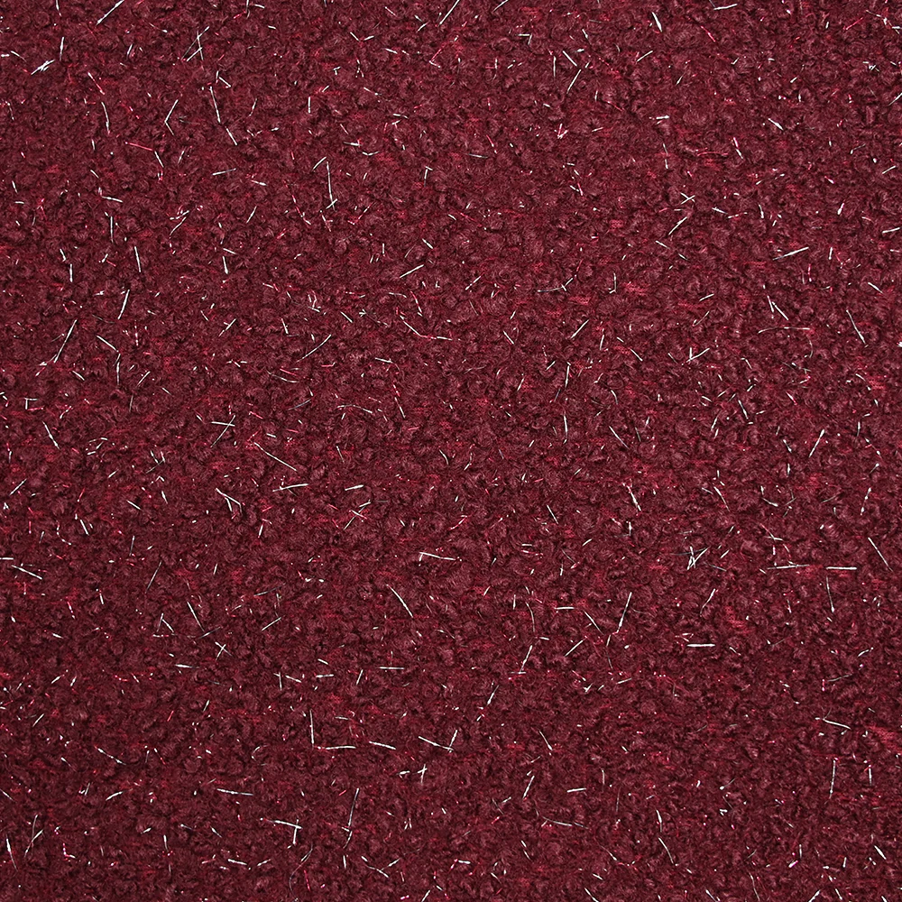 Lainage bouclette lurex bordeaux - Image 3