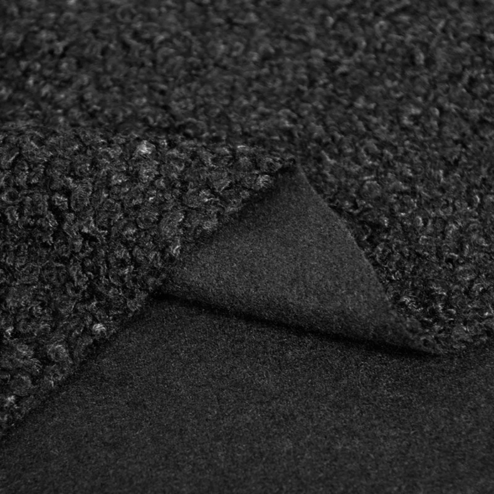 Lainage bouclette noir - Image 3