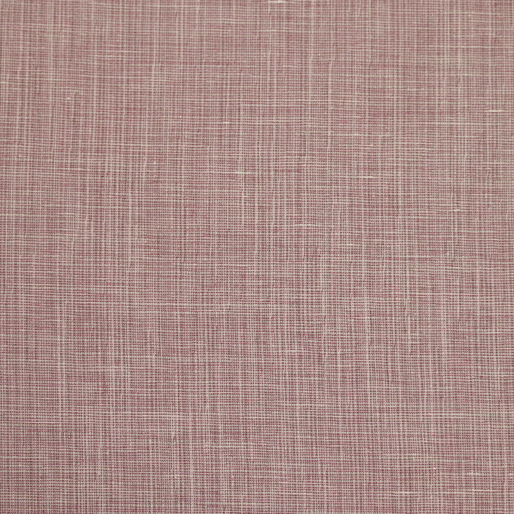 Lin et coton tissé-teint blanc, taupe et rose - Image 3