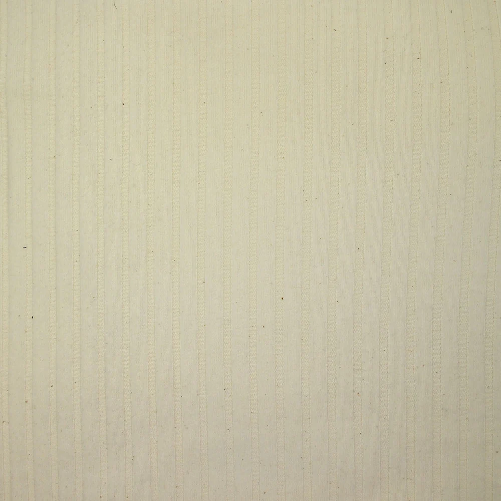 Maille côtelée large polycoton écru - Image 4