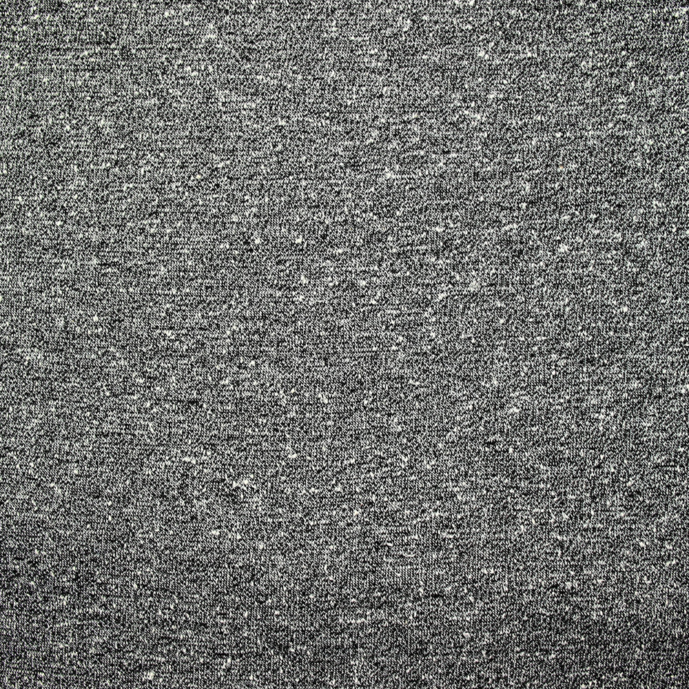 Maille de polyester chinée et mouchetée noir - Image 4