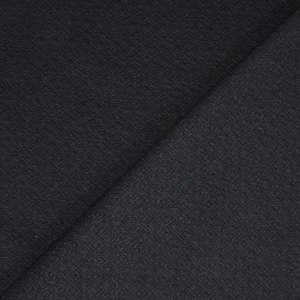 Maille fantaisie losange noir - Image 5