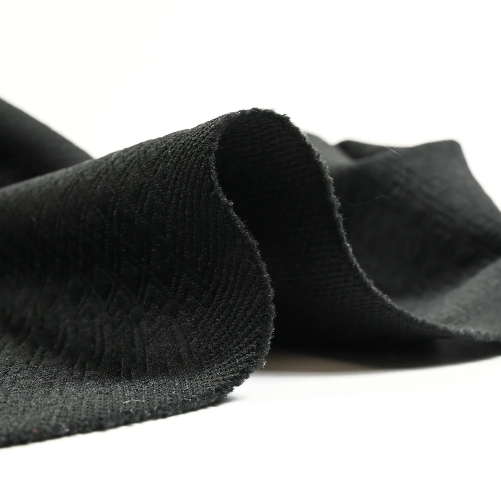 Maille fantaisie losange noir - Image 6