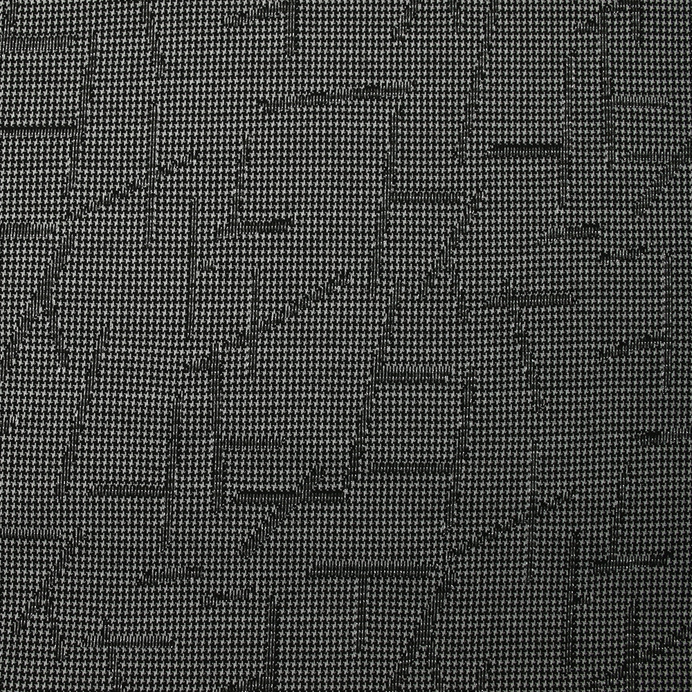 Maille Milano polyester Lurex pied-de-puce craquelé noir et blanc