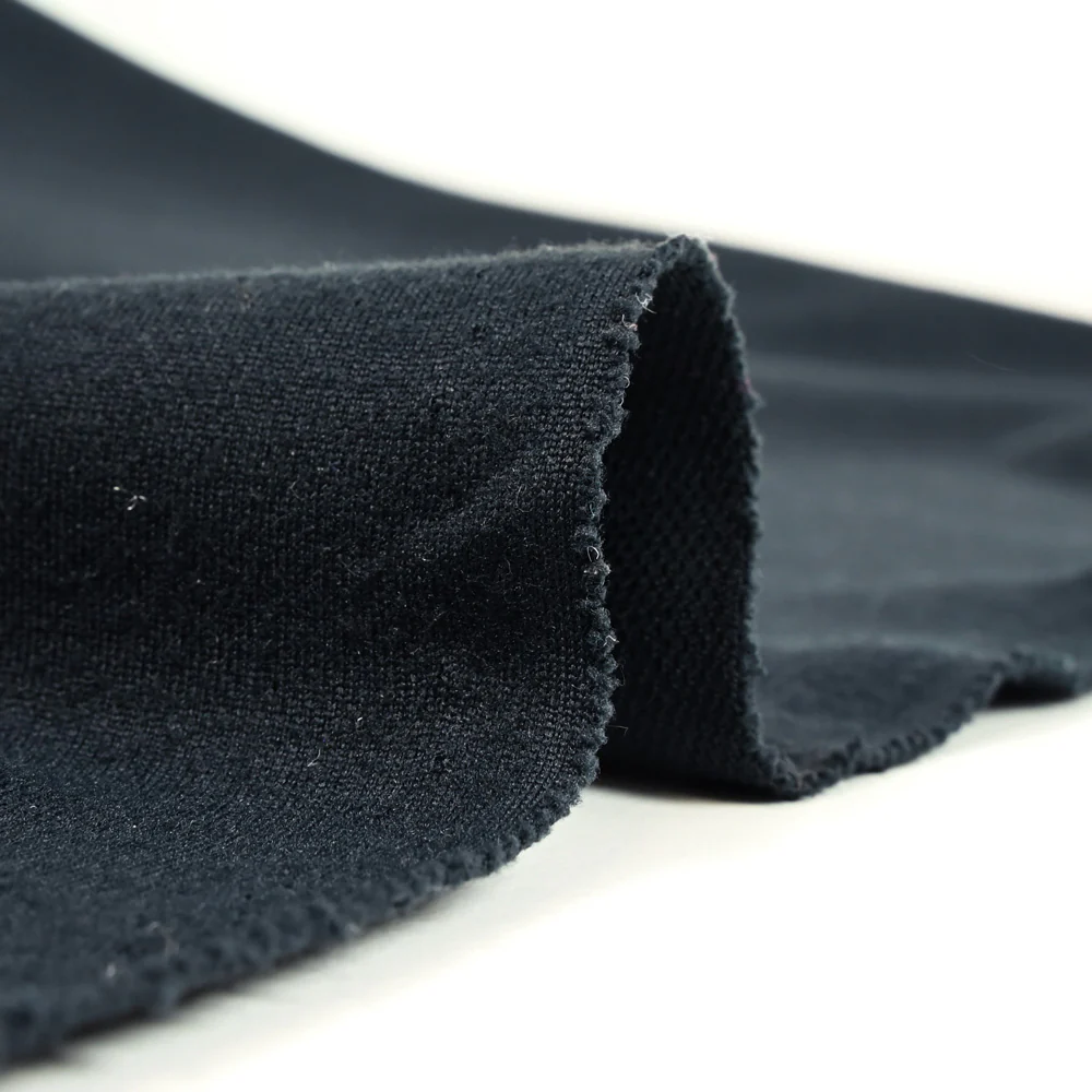 Maille polo polyester marine - Image 4