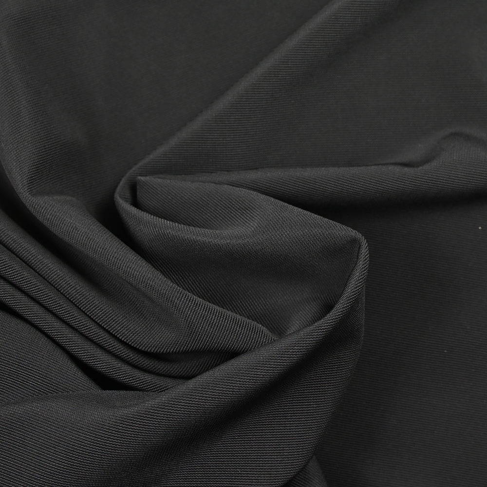 Maille texturée noir - Image 2