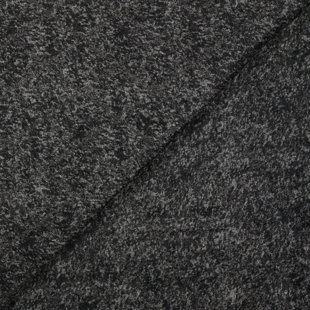 Matelassé étoiles chiné gris anthracite